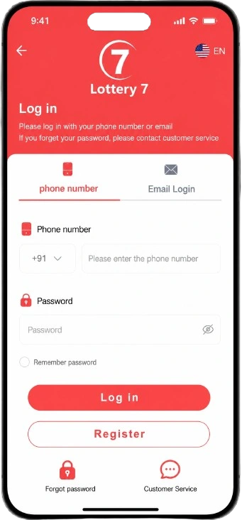 Lottery 7 login

