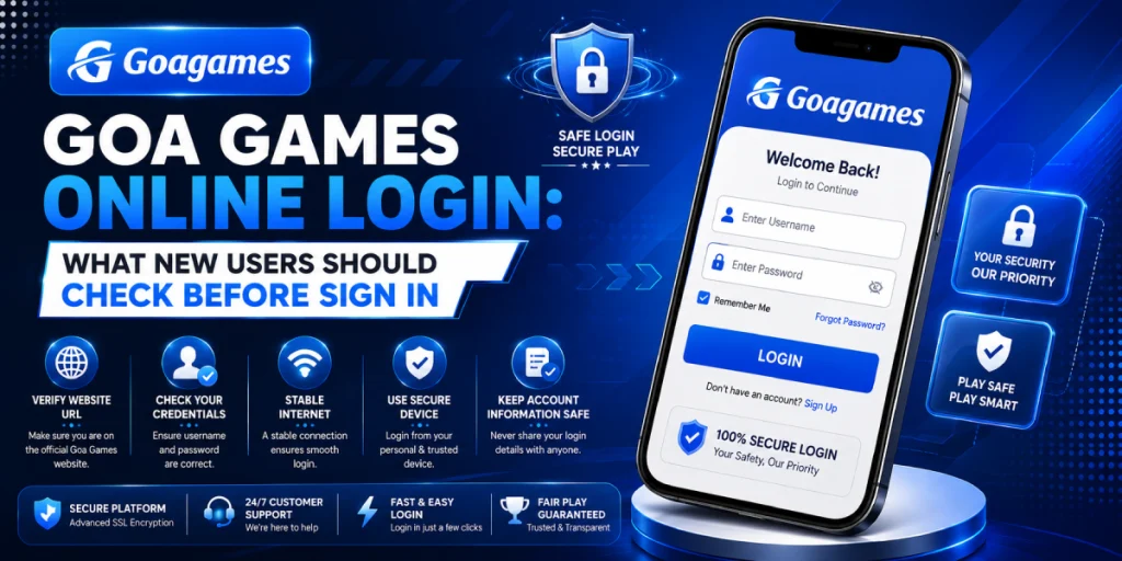 Goa Games Online Login